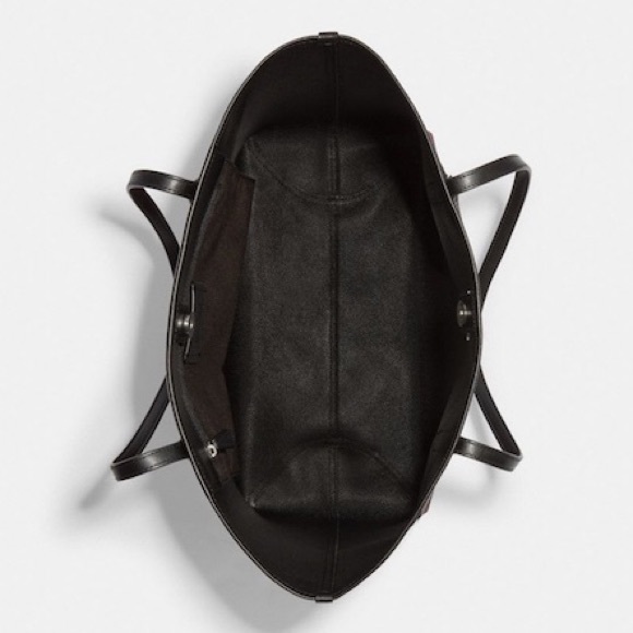 New💃Coach City Tote Handbag With Buffalo Plaid Print - Picture 10 of 12